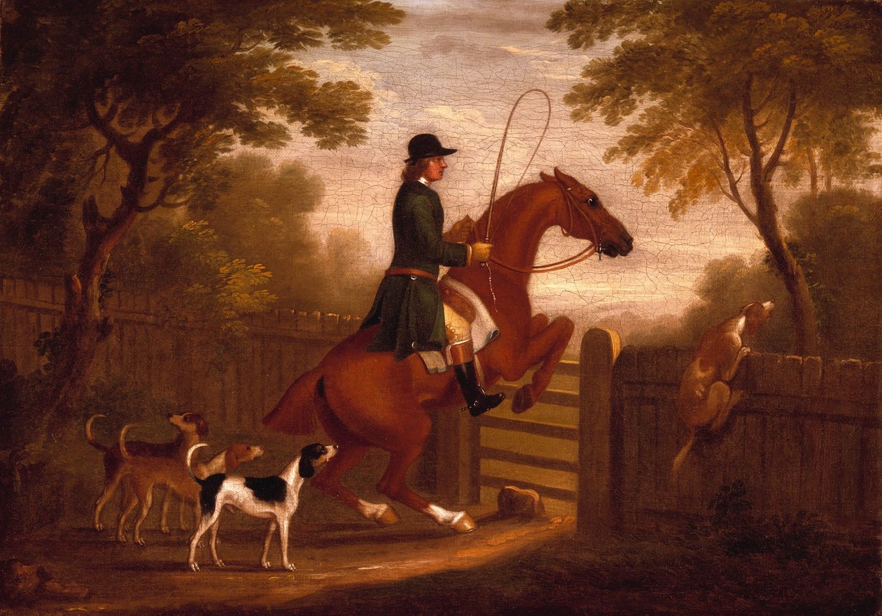 Jumping the Gate by James Seymour alkotó: James Seymour