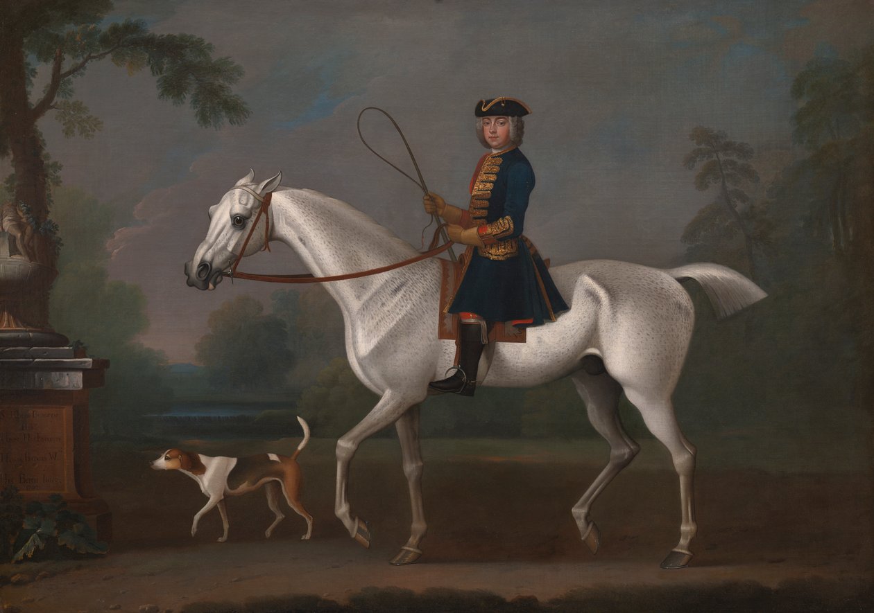 Sir Roger Burgoyne „Borz” lovaglás alkotó: James Seymour