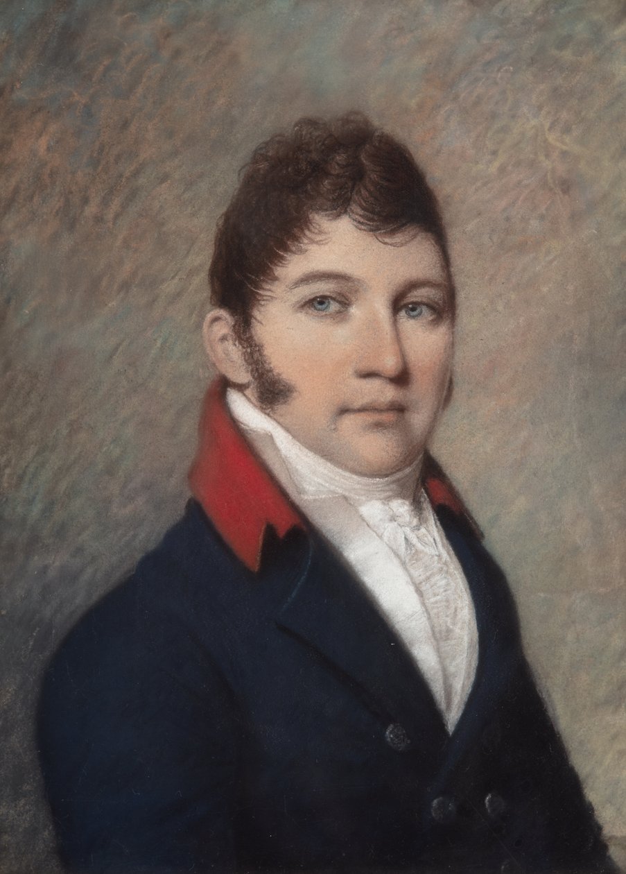 Francis J. Jackson, 3/1810 (pasztell szürke papíron) alkotó: James Sharples