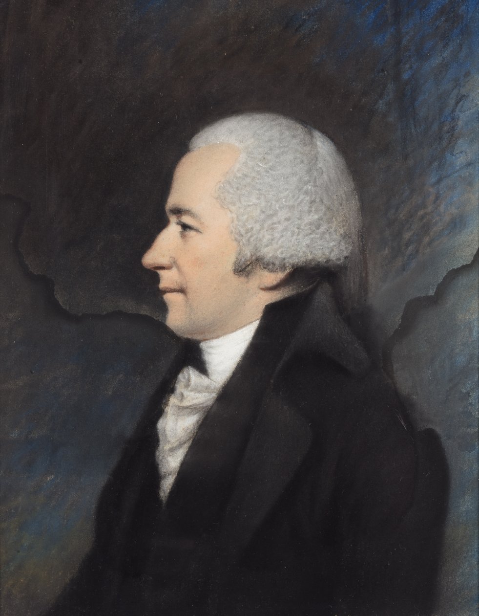 Alexander Hamilton tábornok (pasztell szürke papíron) alkotó: James Sharples