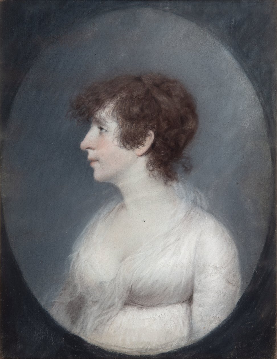 Lady Wilmot (pasztell szürke papíron) alkotó: James Sharples