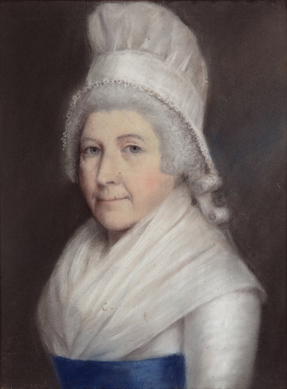 Mary Andrewes (pasztell szürke papíron) alkotó: James Sharples