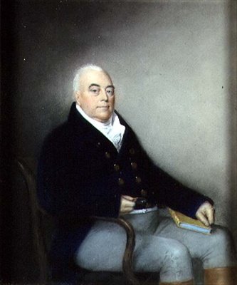 Ülő idős úr portréja, 1795 körüli (pasztell, papír) alkotó: James Sharples