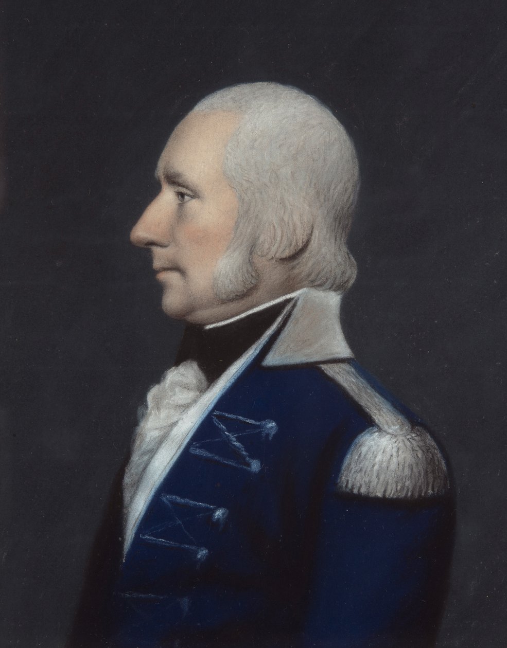 Sir G. Dunbar (pasztell szürke papíron) alkotó: James Sharples
