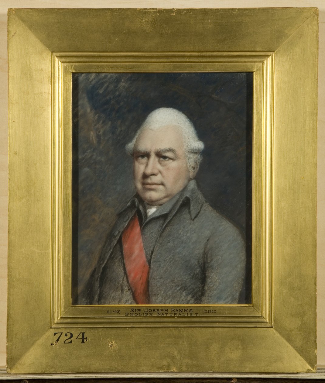 Sir Joseph Banks, angol természettudós alkotó: James Sharples