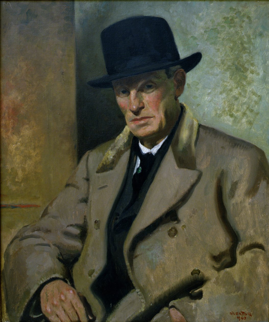 Jack B. Yeats portréja alkotó: James Sinton Sleator