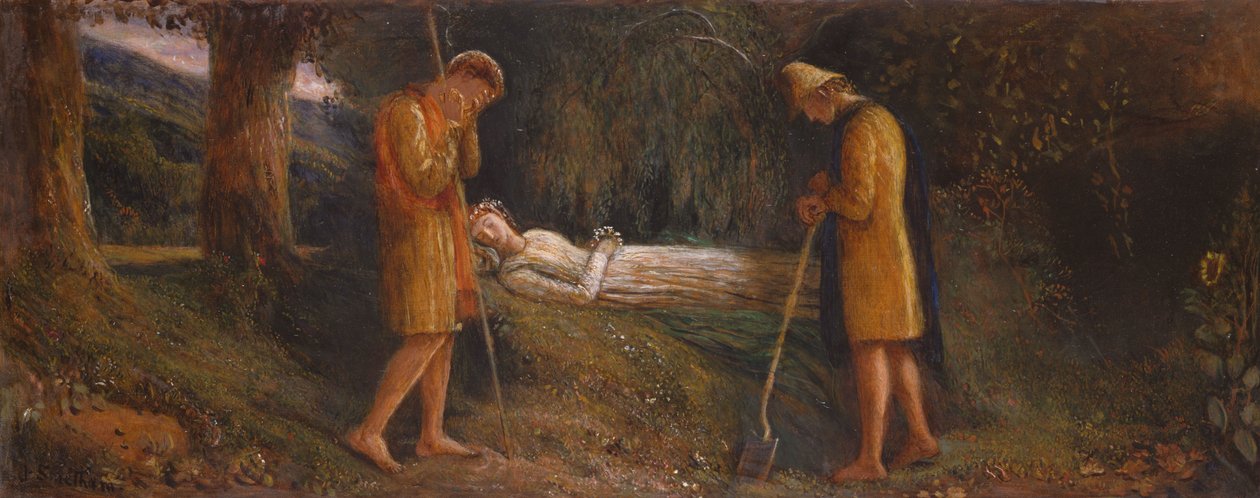Imogen és a pásztorok 1860-1870 alkotó: James Smetham