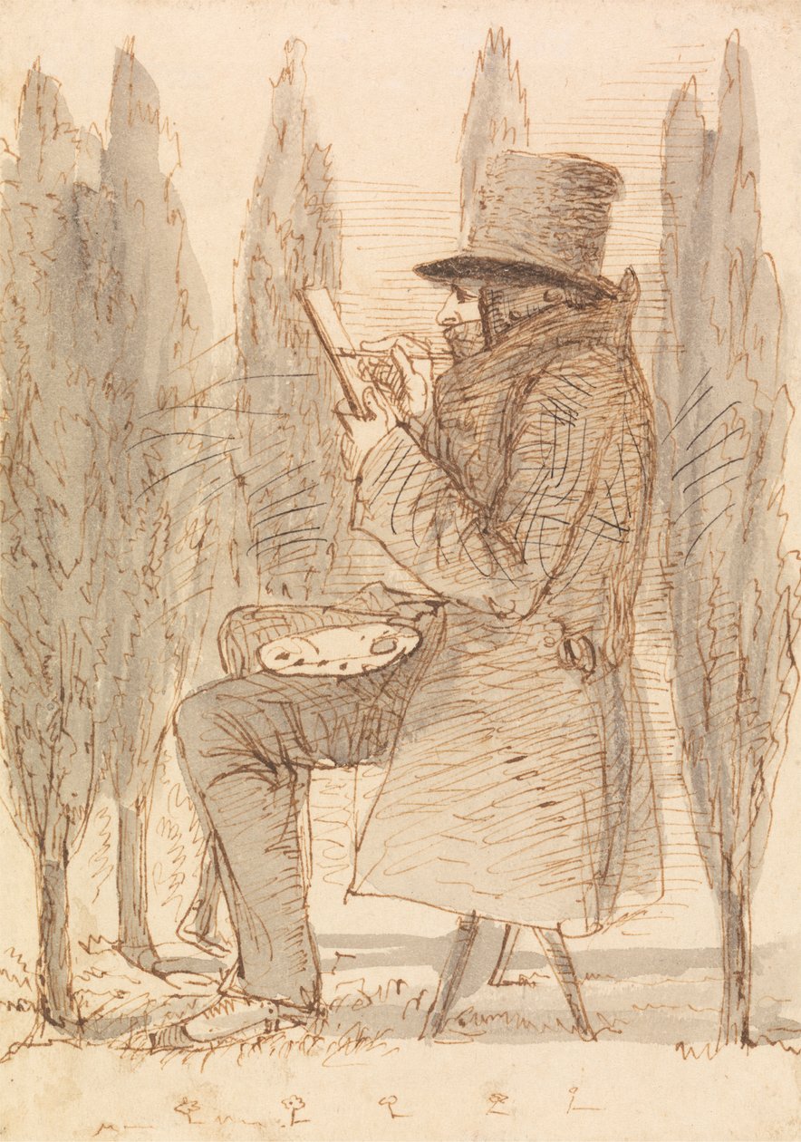 A művész vázlata alkotó: James Smetham