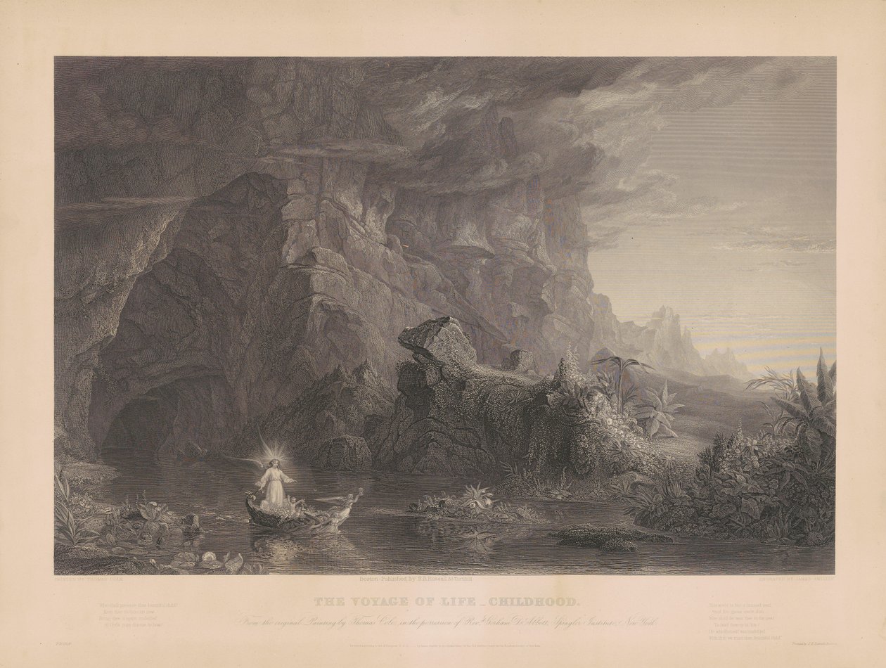 Az életút: gyermekkor alkotó: James Smillie, after Thomas Cole