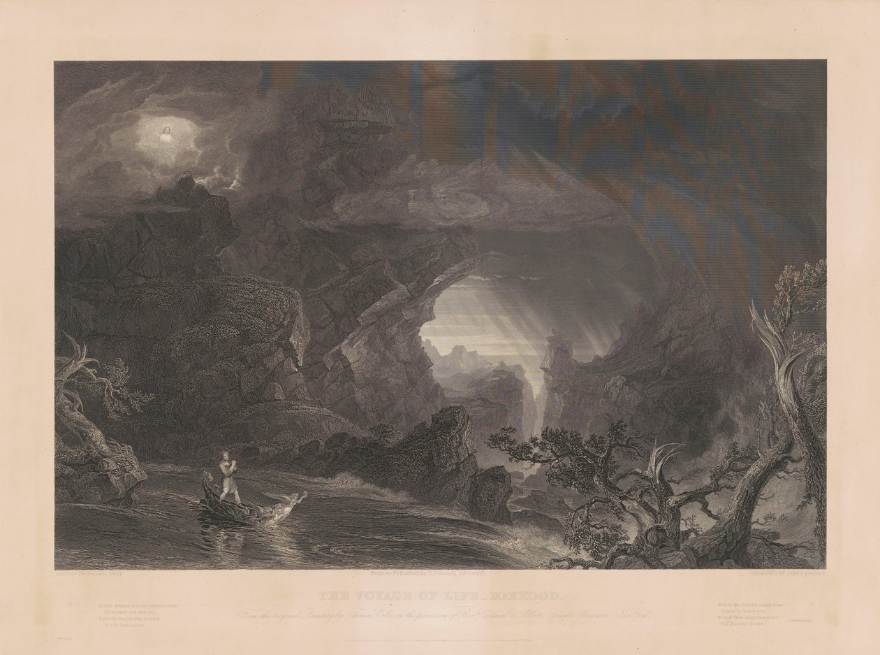 Az életút: Férfiasság alkotó: James Smillie, after Thomas Cole