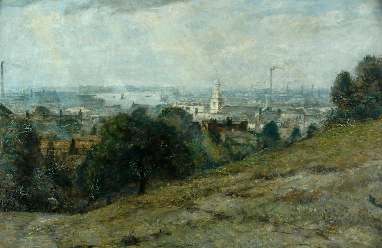 Kilátás a Greenwich Hillről alkotó: James Stevens Hill