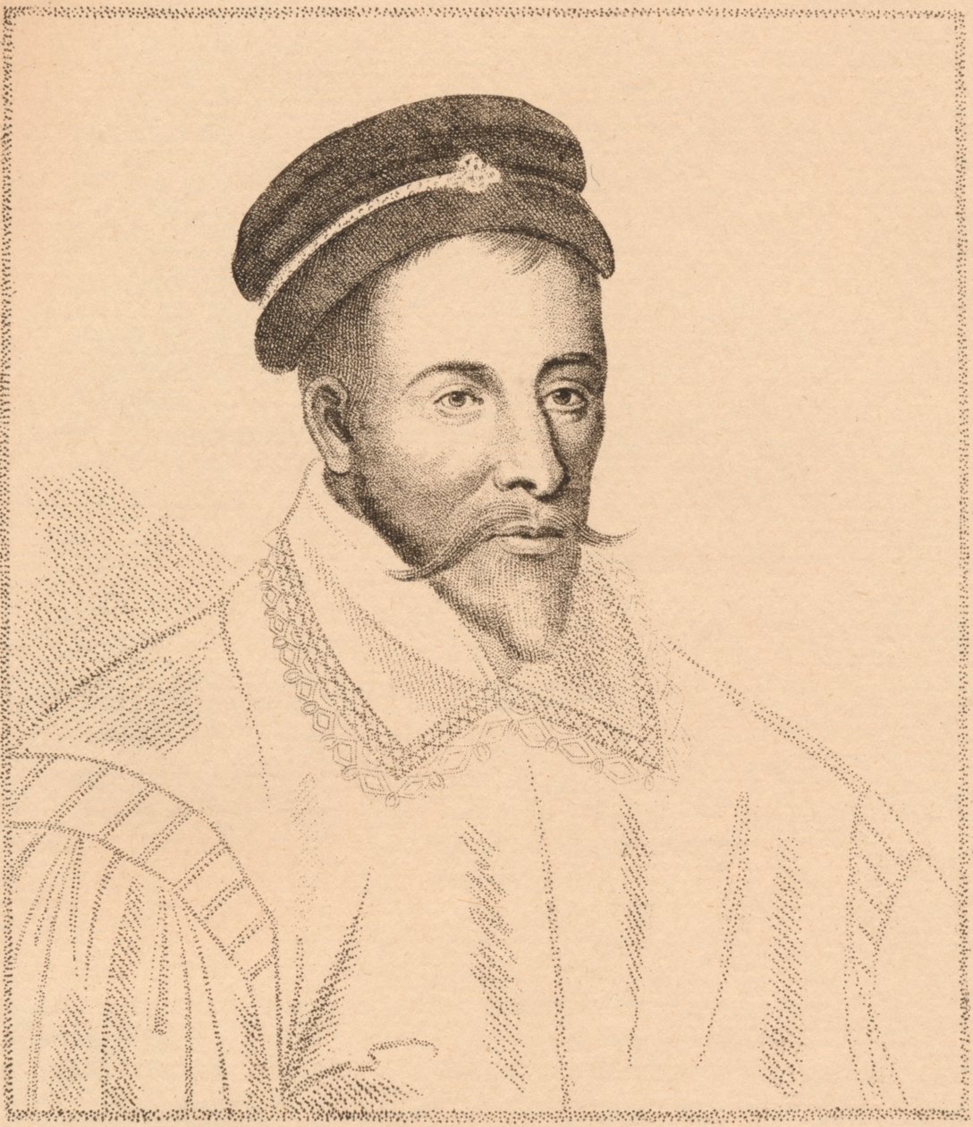 John Maitland, Thirlestane 1. Lord Maitlandje, 1537-1595, 1889 alkotó: James Stillie