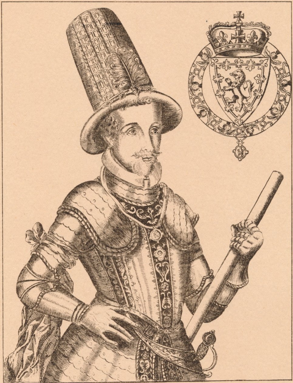 VI. Jakab skóciai, I. Jakab angol és ír 1566-1625, 1889 alkotó: James Stirling