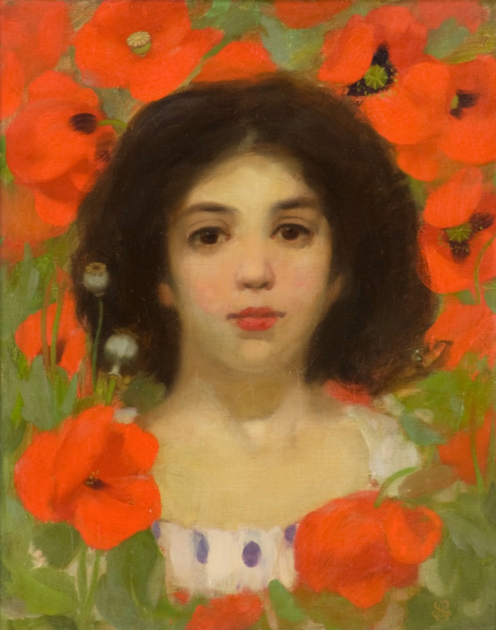 Egy cigánylány, 1890-95 körül (olaj, vászon) alkotó: James Stuart Park