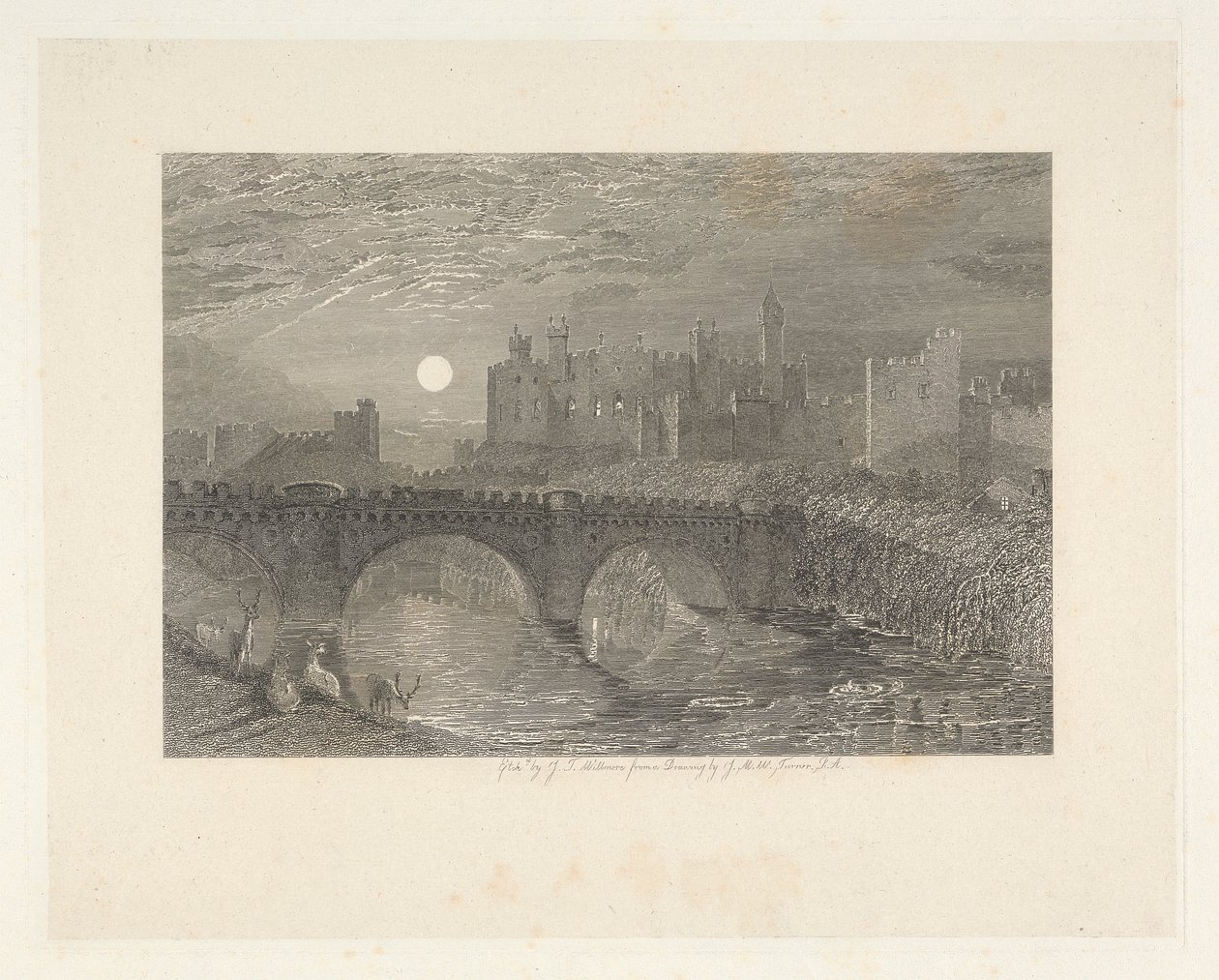 Alnwick kastély, Northumberland alkotó: James T. Willmore