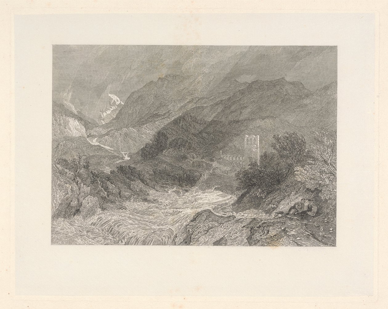 Llanthony, Monmouthshire alkotó: James T. Willmore