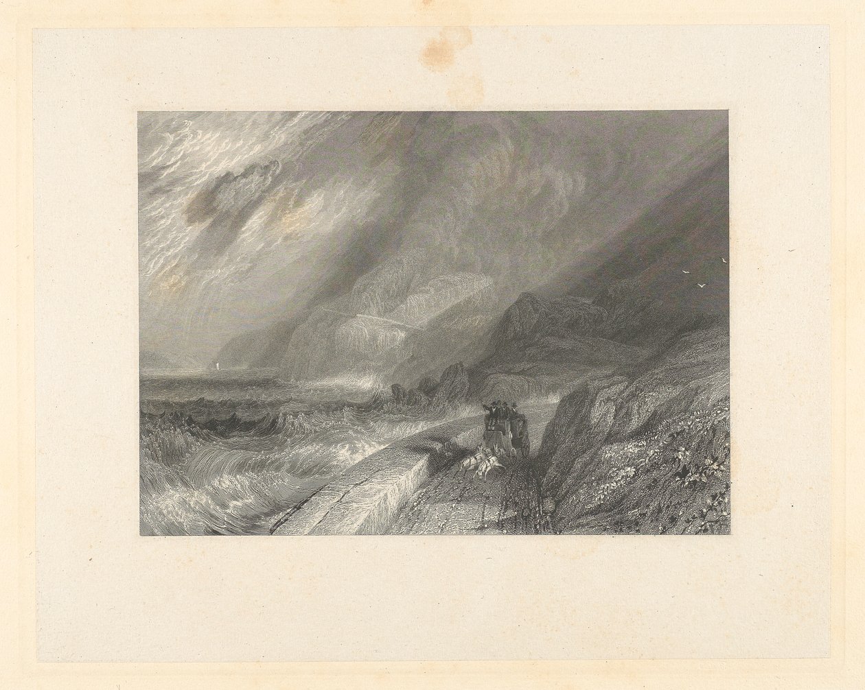 Penmaen Mawr, Caernarvonshire alkotó: James T. Willmore