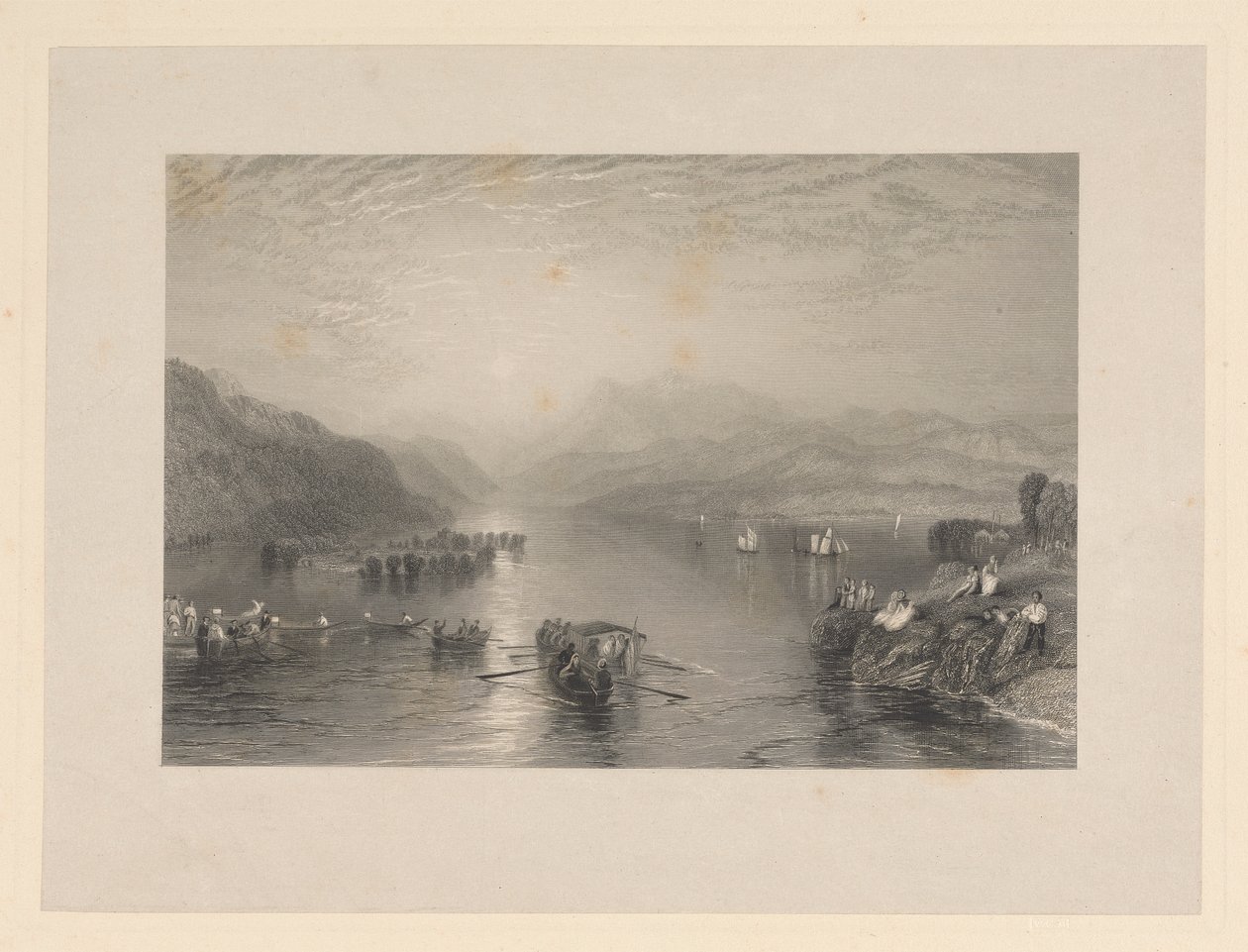 Winander-Mere, Westmoreland alkotó: James T. Willmore