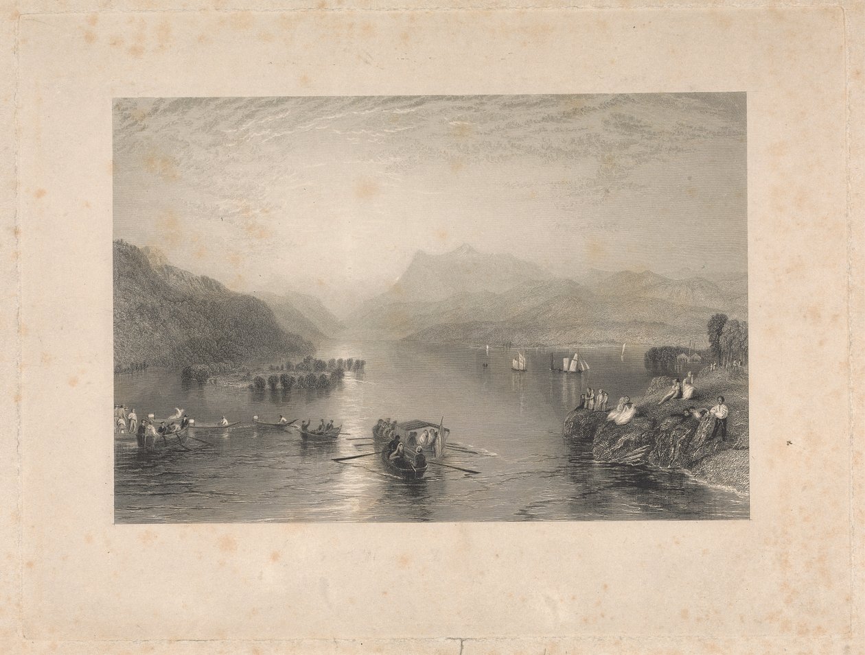 Winander-Mere, Westmoreland alkotó: James T. Willmore