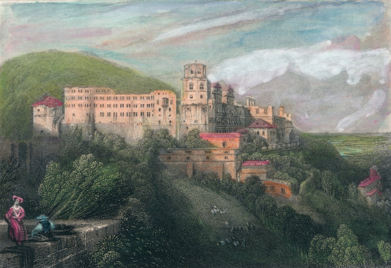 „Heidelberg”, 1834 alkotó: James Tibbitts Willmore