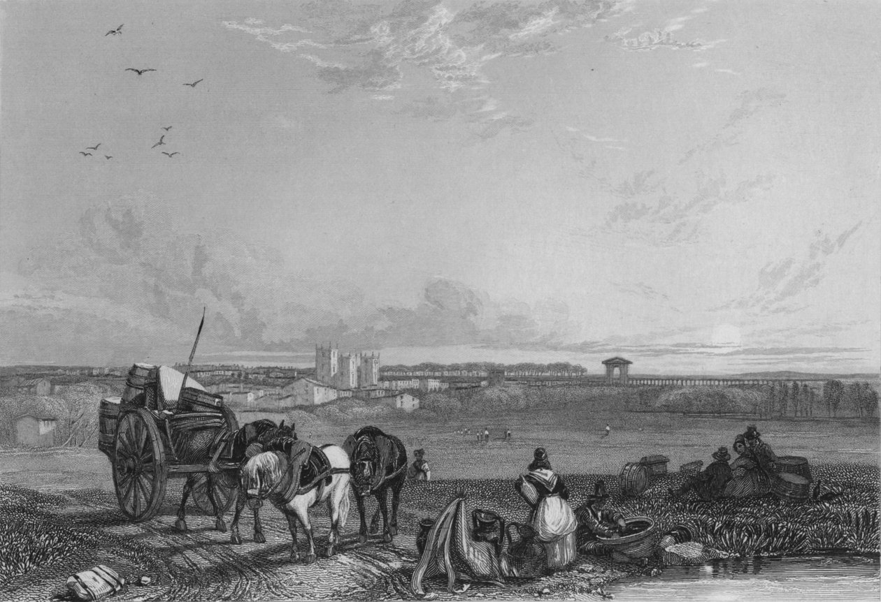 Montpelier, Franciaország, 1838. alkotó: James Tibbitts Willmore