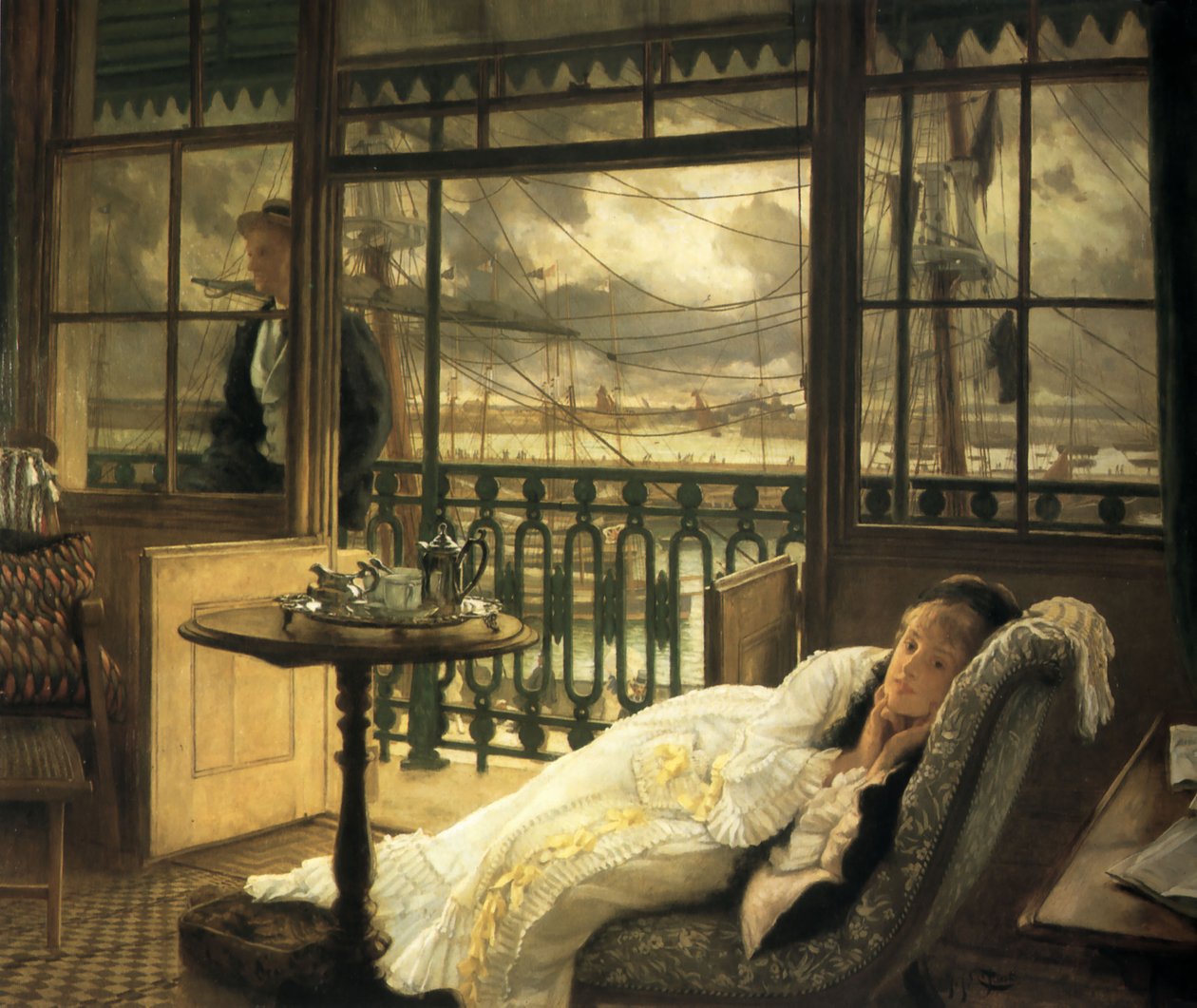 Elvonuló vihar alkotó: James Tissot