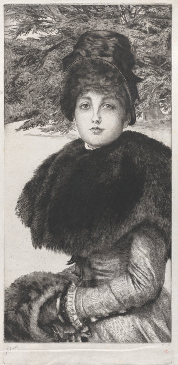 Egy téli séta, 1880. alkotó: James Tissot
