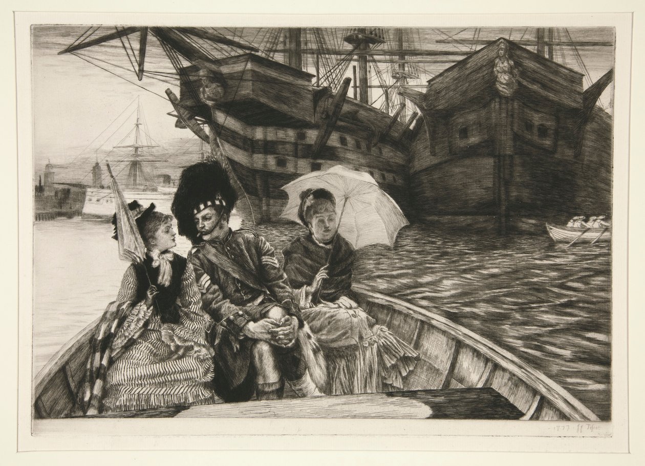 A szívem a kettő között nyugszik alkotó: James Tissot