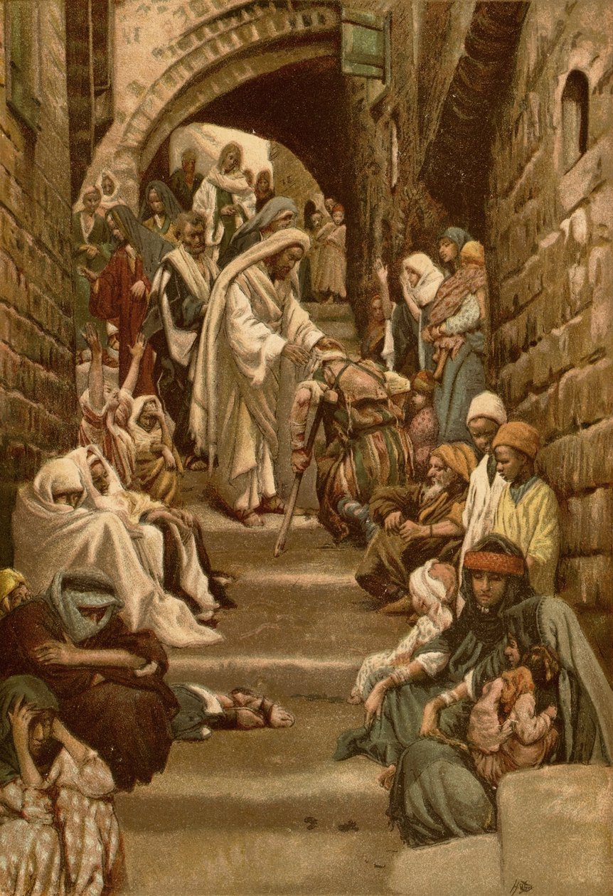 A falvakban a betegeket hozták hozzá alkotó: James Tissot