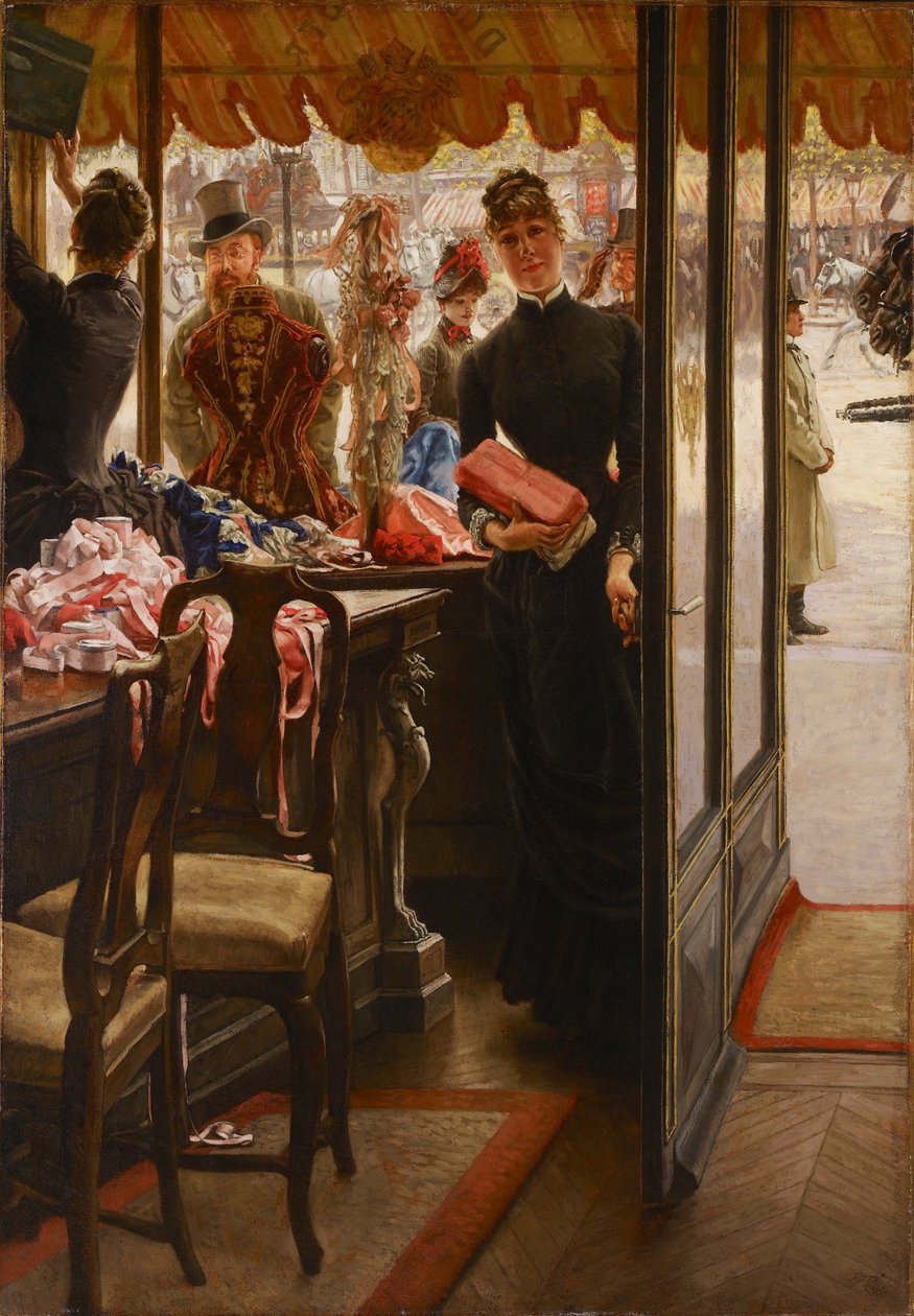 A boltos lány alkotó: James Tissot