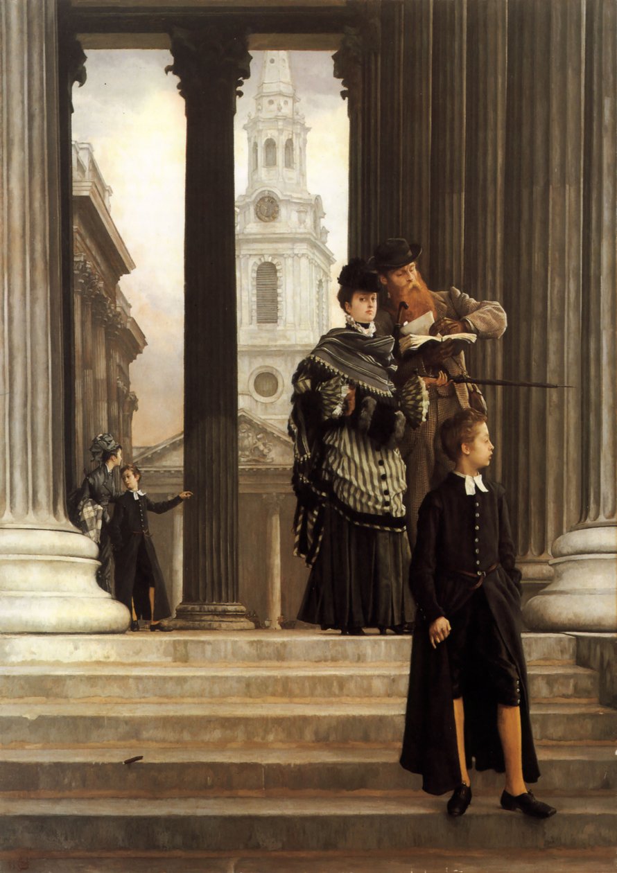 Londoni látogatók alkotó: James Jacques Joseph Tissot