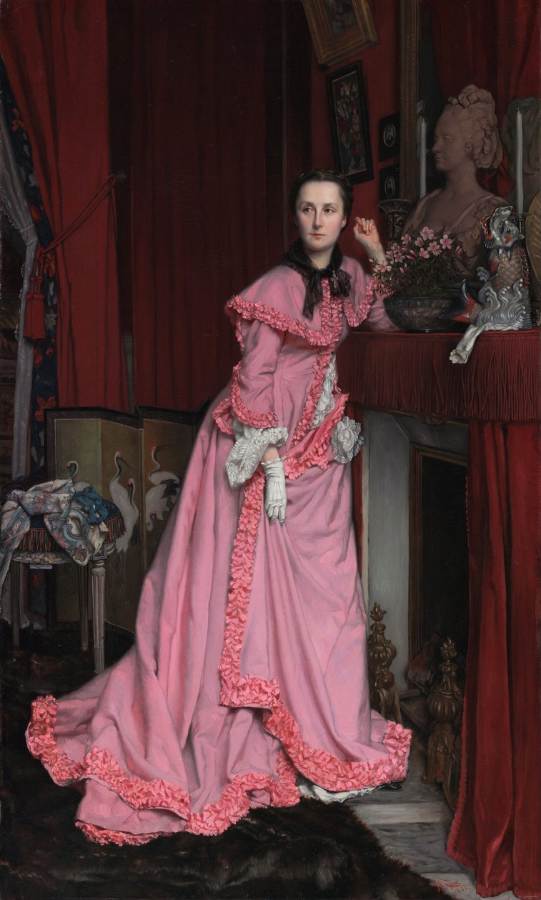 Miramon márkiné, született Thérèse Feuillant portréja alkotó: James Tissot