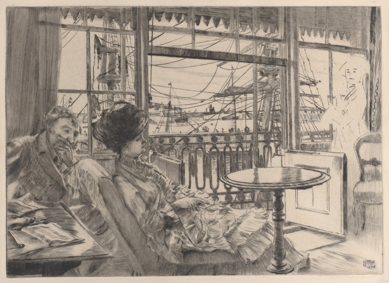 Ramsgate, 1876. alkotó: James Tissot