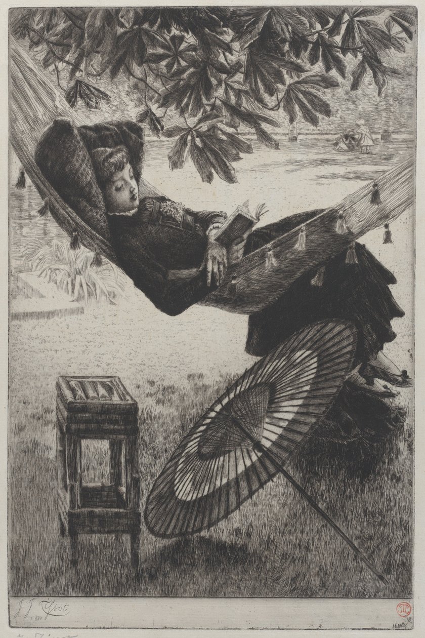 A függőágy, 1880. alkotó: James Tissot