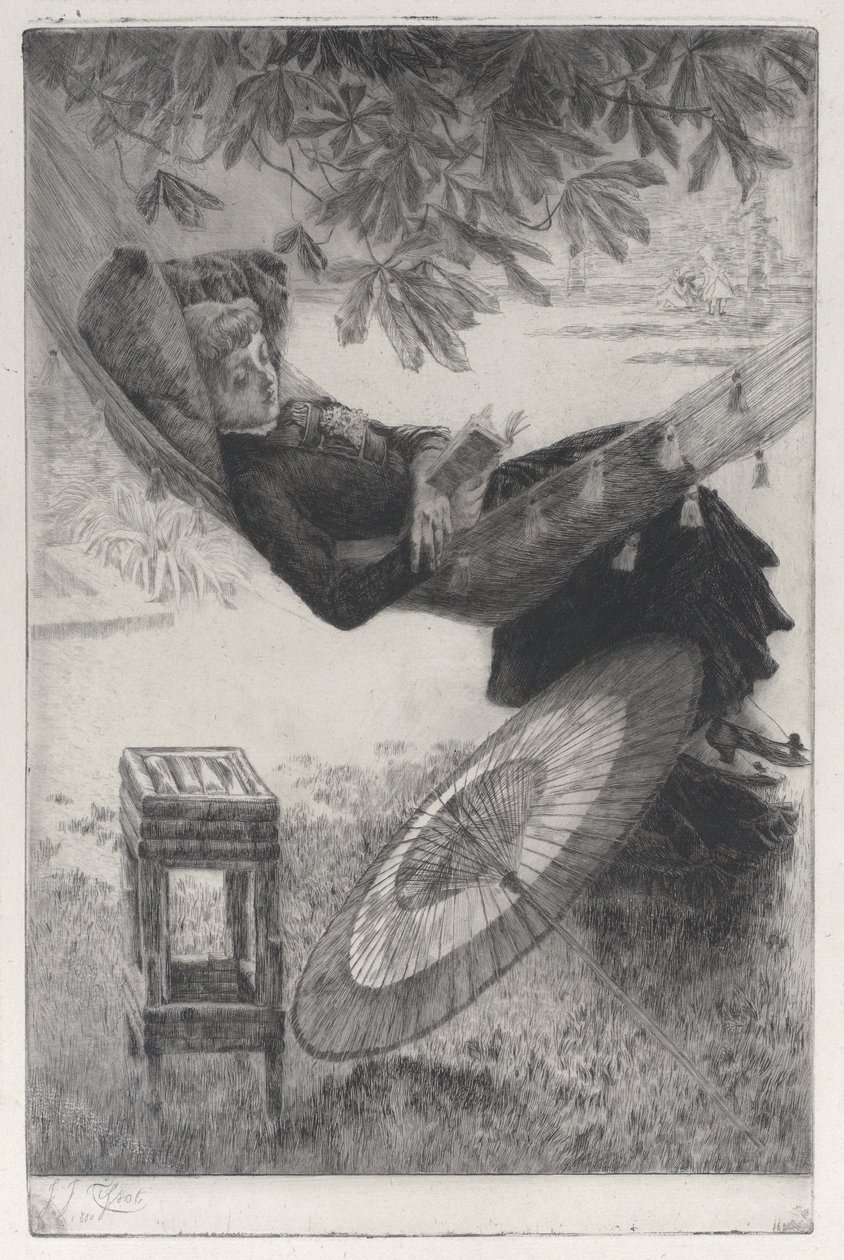 A függőágy, 1880. alkotó: James Tissot