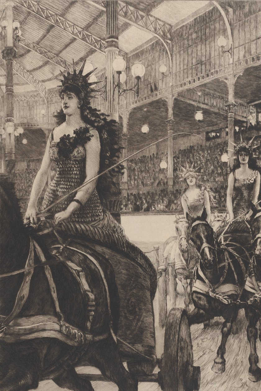 A szekerek hölgyei a Hippodrome Ces dames des chars à l