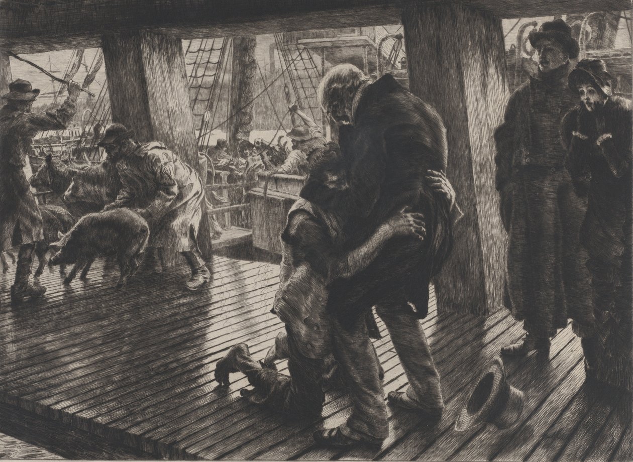 Példabeszéd a tékozló fiúról, III. sz.: A visszatérés, 1882. alkotó: James Tissot