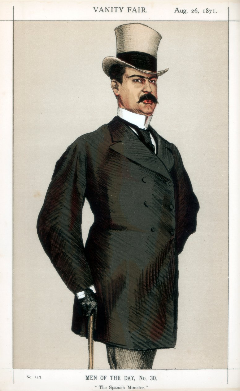 A spanyol miniszter, 1871. alkotó: James Jacques Joseph Tissot