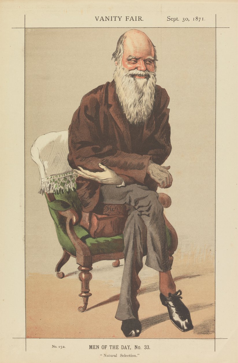 Vanity Fair Men of the Day, No. 33, Natural Selection alkotó: James Tissot