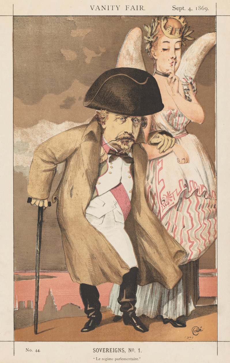 Vanity Fair: Sovereigns, 1. „A parlamenti rendszer” alkotó: James Tissot