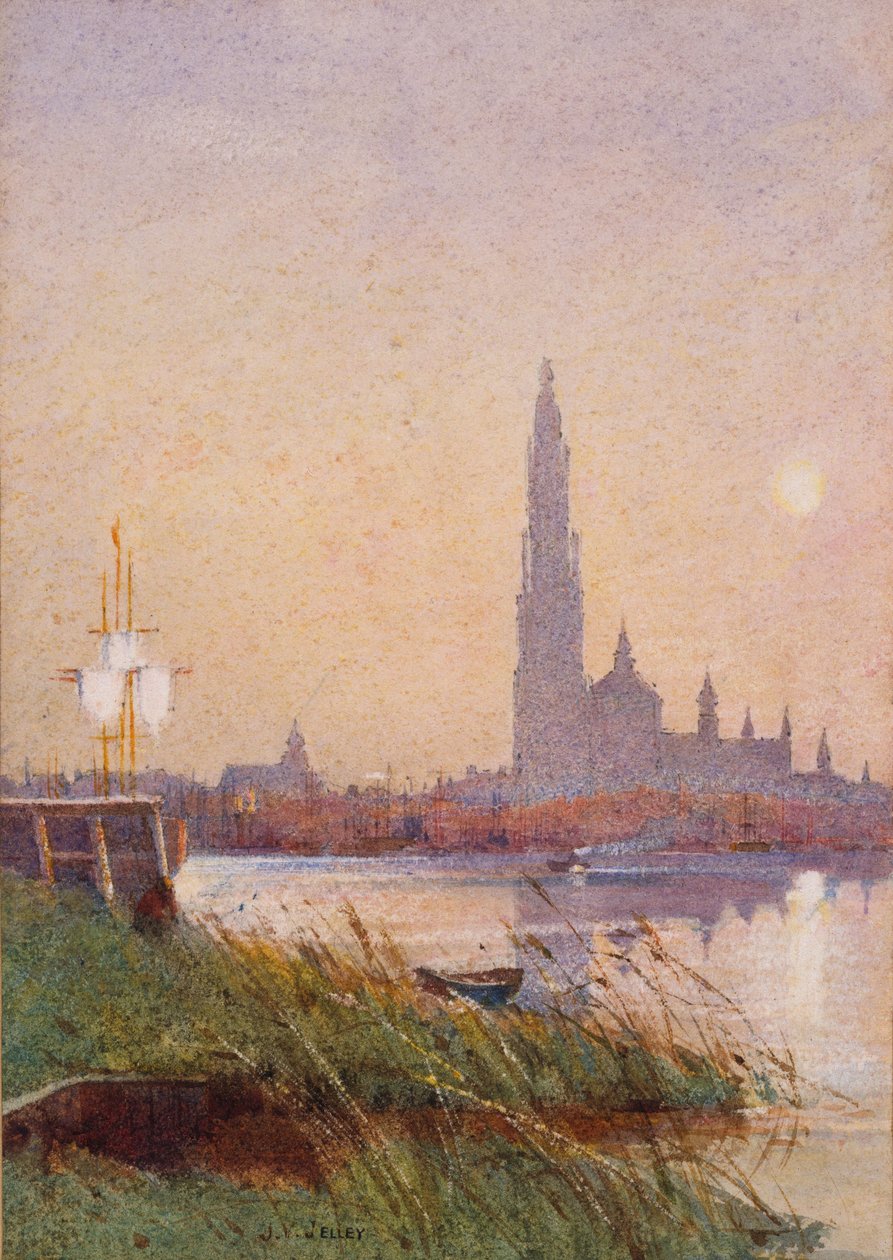 Folyói jelenet, 1887 alkotó: James Valentine Jelley