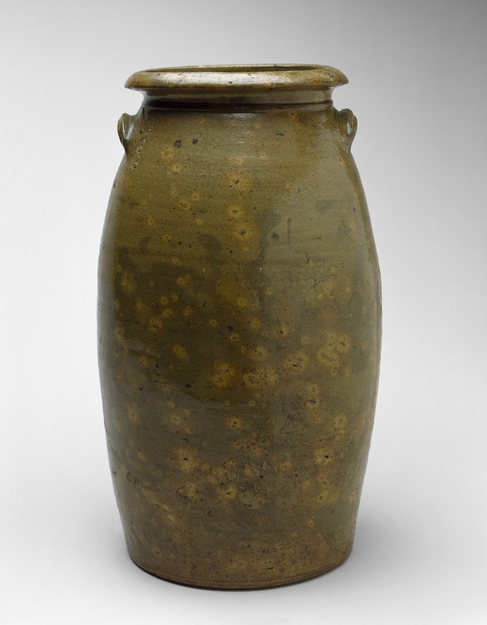 Churn, c. 1873-1900 (lúgos mázas kőedény) alkotó: James W. Haden