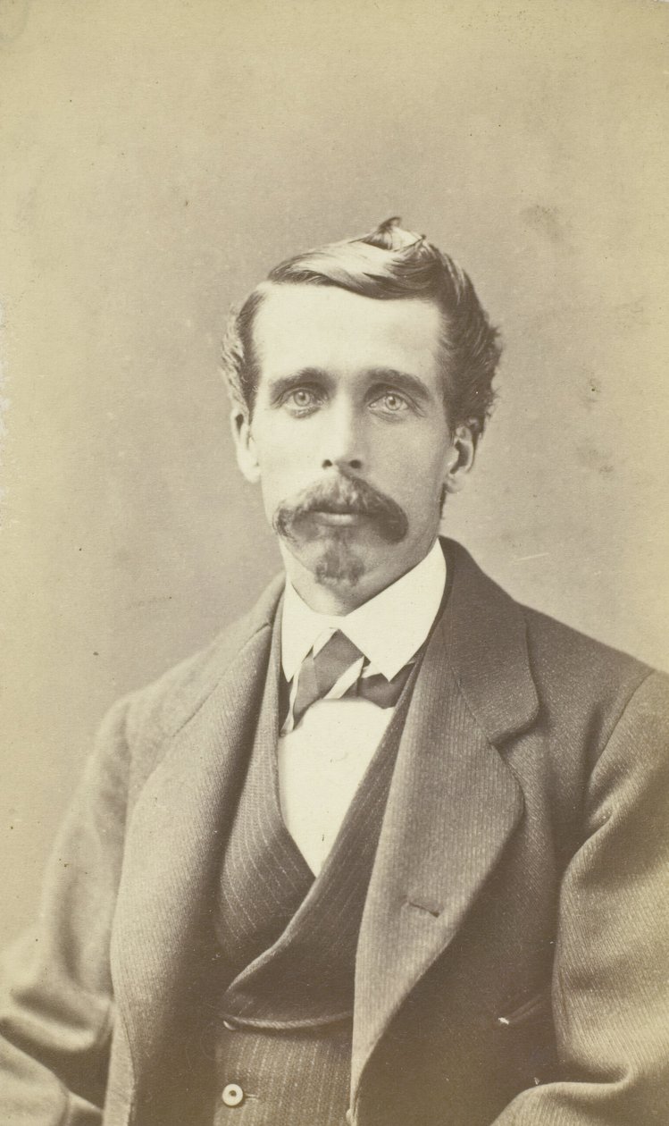 Névtelen nagy bajuszú férfi portréja, 185099. alkotó: James W. Turner