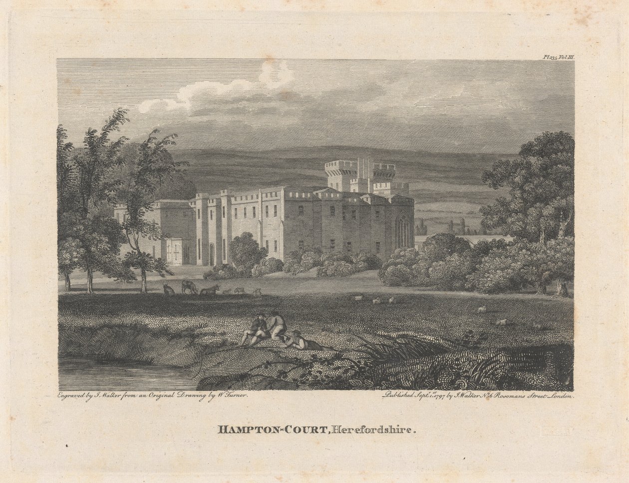 Hampton Court, Herefordshire alkotó: James Walker