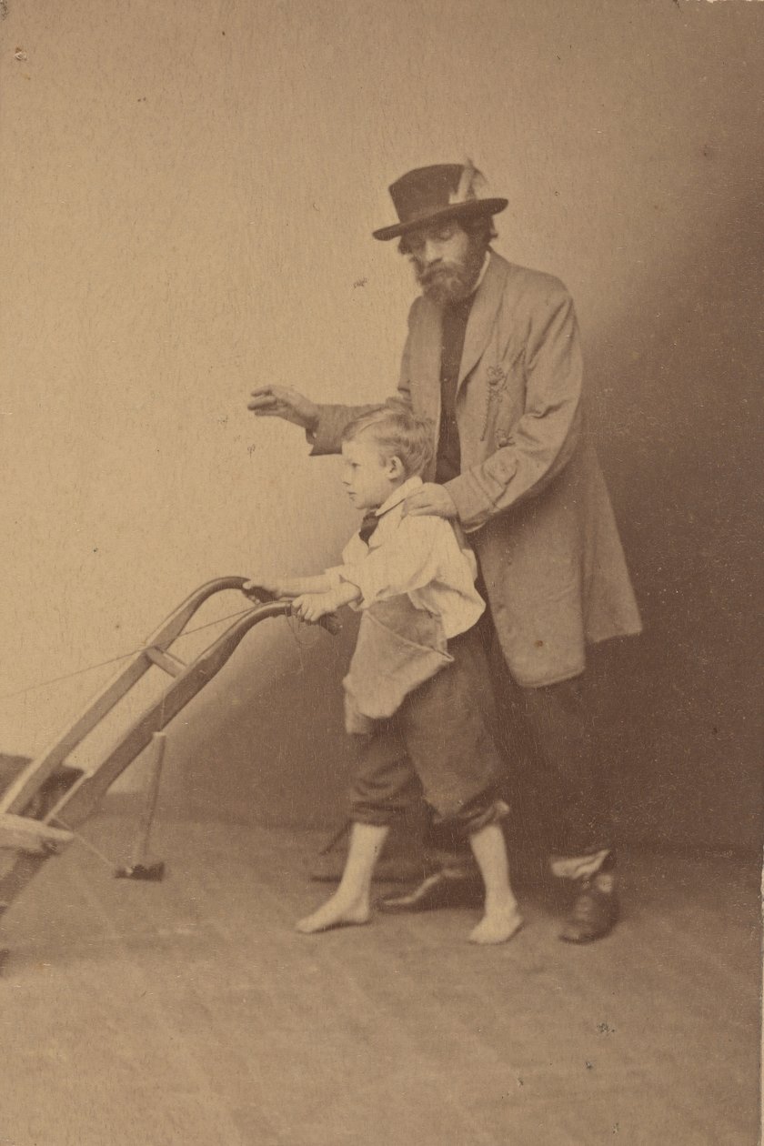 Edward Everett Hale és fia, kb. 1865. alkotó: James Wallace Black