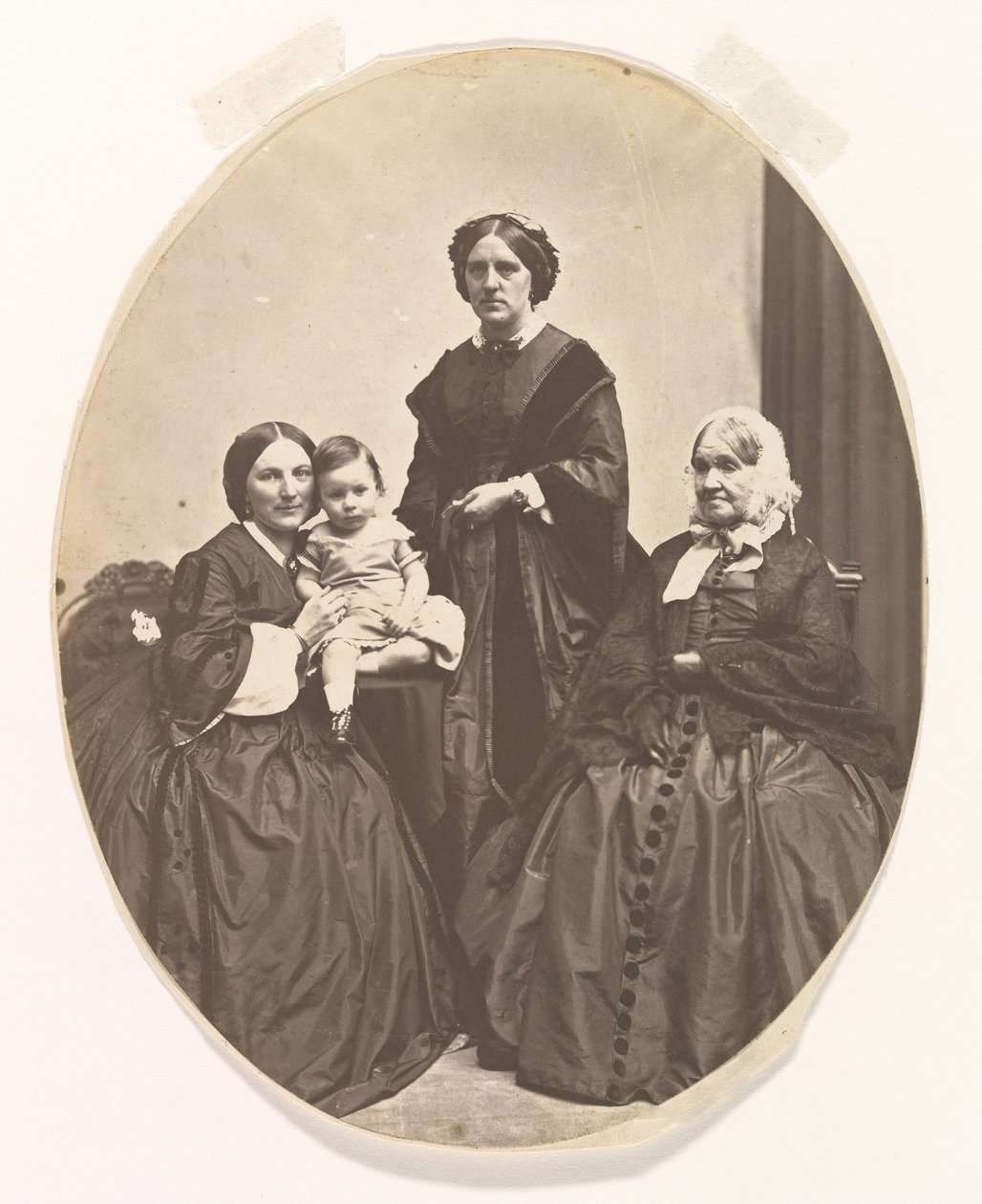 Négy generáció, kb. 1860. alkotó: James Wallace Black