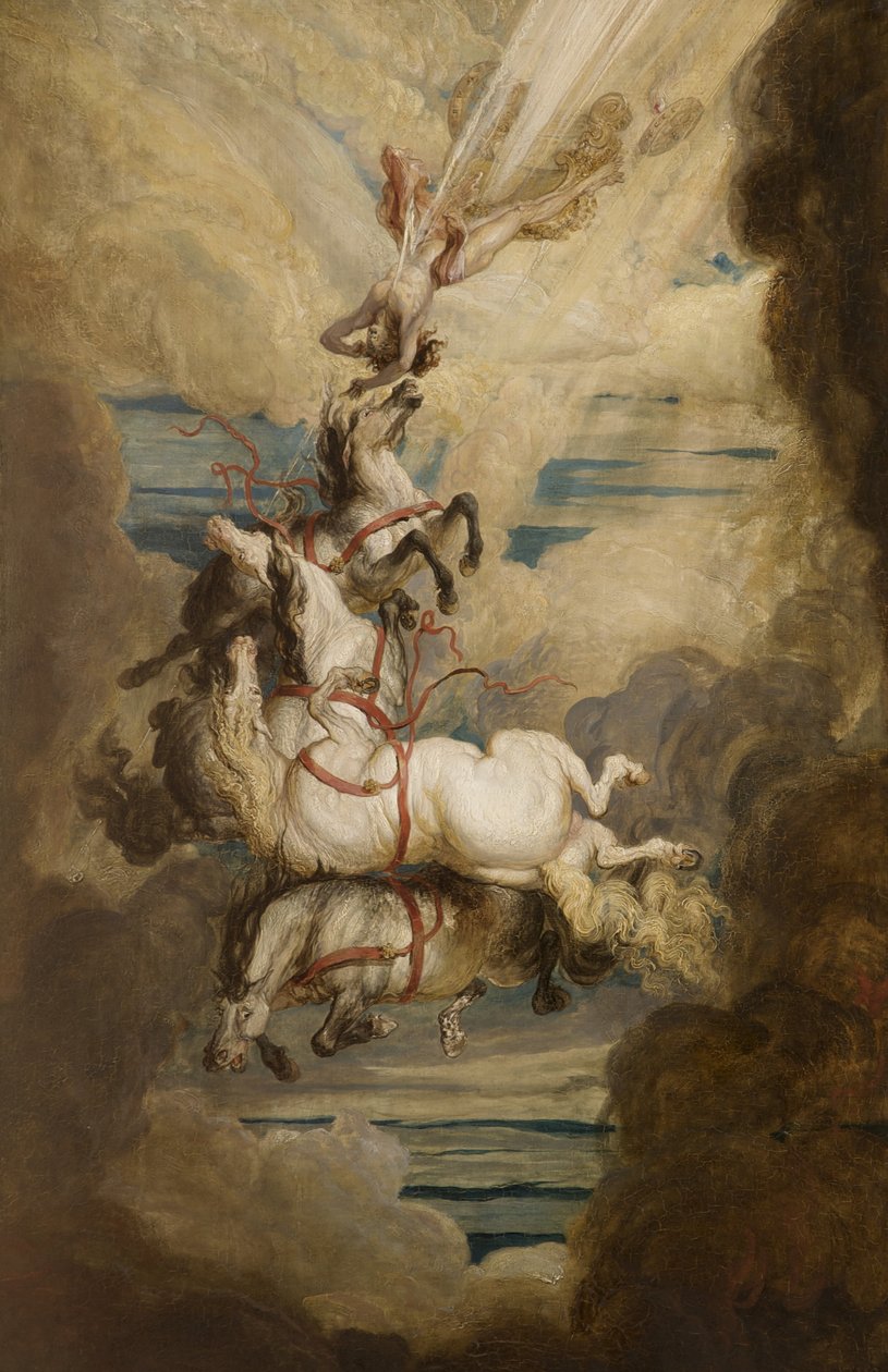Phaeton bukása, 1808 alkotó: James Ward
