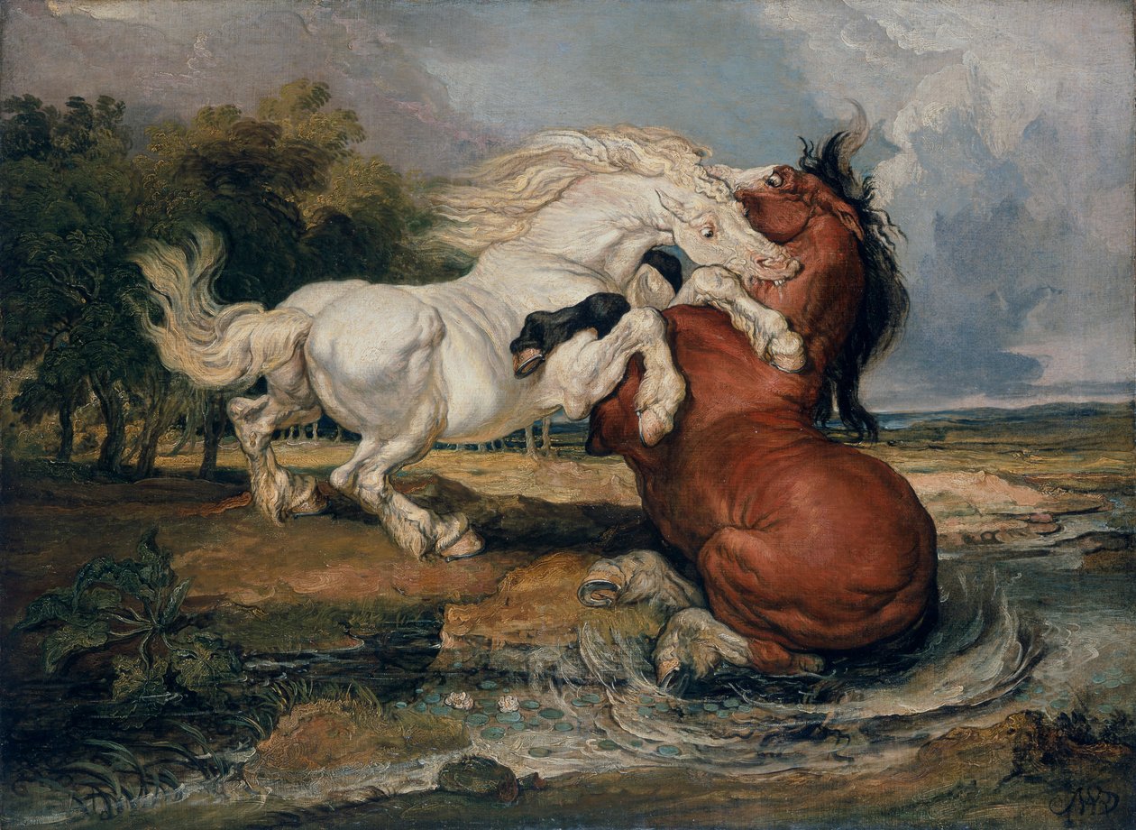 „Harci lovak”, 1808 alkotó: James Ward