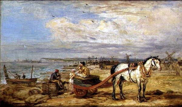 Fisherfolk a tengerparton alkotó: James Ward
