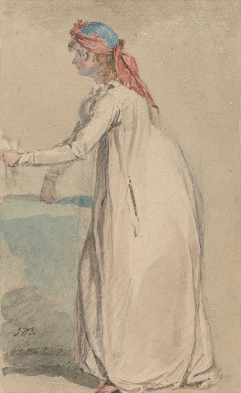 Mrs. Morland portréja alkotó: James Ward
